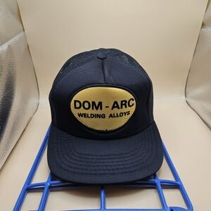 Vintage Trucker Hat " DOM-ARC Welding Alloys" Snapback